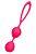 Ярко-розовые вагинальные шарики с петелькой от A-toys