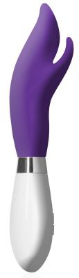 Фиолетовый вибратор-кролик Athos - 22 см. от Shots Media BV
