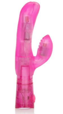 Розовый вибромассажер First Time Dual Exciter  от California Exotic Novelties