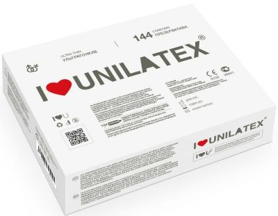 Ультратонкие презервативы Unilatex Ultra Thin - 144 шт. от Unilatex