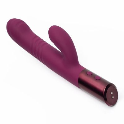 Фиолетовый вибратор Selove Thrusty - 24,4 см. от Selove