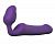 Фиолетовый безремневой страпон Queens L от Adrien Lastic