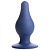 Синяя анальная пробка Squeezable Tapered Large Anal Plug - 10,4 см. от XR Brands