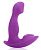 Фиолетовый G-вибромассажер с шипиками на основании - 10,5 см. от Bior toys