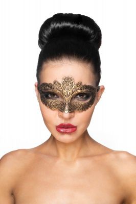 Золотистая карнавальная маска  Саиф  от Сумерки богов