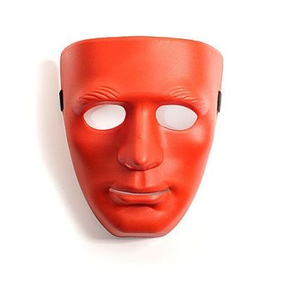 Красная маска из пластика от Sitabella