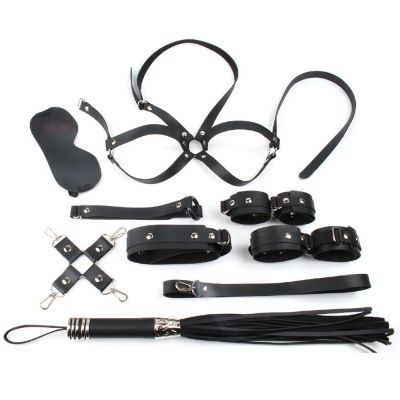 Черный набор БДСМ-девайсов Bandage Kits от Vandersex