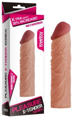 Насадка-фаллоимитатор Super-Realistic Penis - 19,5 см. от Lovetoy