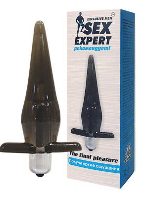 Черная конусовидная вибровтулка - 11,5 см. от Bior toys