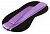 Чёрная маска на глаза Purple Black с фиолетовыми завязками от Пикантные штучки