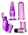 Фиолетовый вибронабор Foreplay Couples Kit от Me You Us