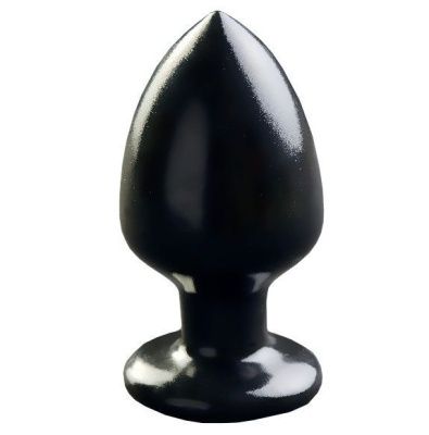 Черная большая анальная пробка MAGNUM 10 - 14,5 см. от LOVETOY (А-Полимер)