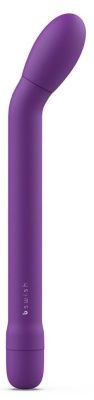 Фиолетовый G-стимулятор с вибрацией Bgee Classic - 18 см. от B Swish