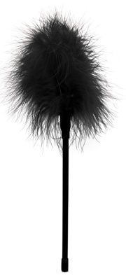 Черная пуховка Feather - 27 см. от Shots Media BV