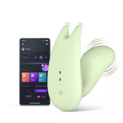 Зеленый вибратор Magic Motion Umi - 9,5 см. от Magic Motion