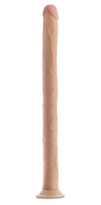 Телесный фаллоимитатор 19 Inch Long Realistic Dildo - 48,3 см. от Blush Novelties