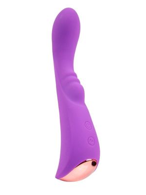 Фиолетовый вибратор для G-стимуляции - 19,1 см. от Erokay