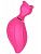 Розовый вакуумный стимулятор клитора Lip Love от Yuanse
