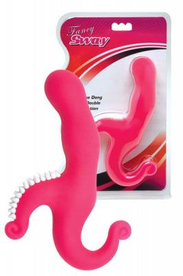 Розовый силиконовый стимулятор  от Dream Toys