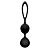 Чёрные вагинальные шарики из силикона BLACKBERRIES PUSSY SILICONE  от Toyz4lovers