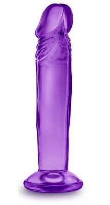 Фиолетовый анальный фаллоимитатор Sweet N Small 6 Inch Dildo With Suction Cup - 16,5 см. от Blush Novelties