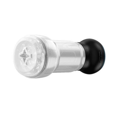 Набор PowerBlow   Feel Pocket Stroker Crystal: мастурбатор и интерактивная насадка от Kiiroo
