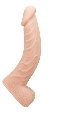 Телесный фаллоимитатор с ярко выраженным венозным узором XSKIN 7.5 PVC DONG - 19 см. от Dream Toys