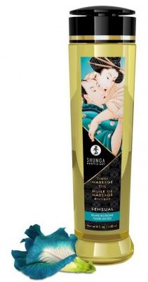 Массажное масло Sensual с цветочным ароматом - 240 мл.  от Shunga