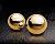 Вагинальные шарики Ben-Wa Balls золотистого цвета от Pipedream