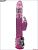 Розовый вибратор с металлическими шариками - 29 см. от Eroticon
