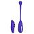 Фиолетовый шарик с электростимуляцией и вибрацией Intimate E-Stimulator Remote Kegel Exerciser от California Exotic Novelties