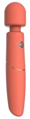 Оранжевый вибромассажер Clarissa - 22,6 см. от Dream Toys