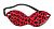 Красная маска на резиночке с леопардовыми пятнышками от Bior toys