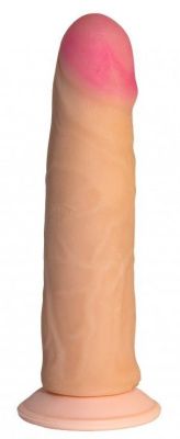 Реалистичный телесный фаллоимитатор с присоской №67 - 18 см. от Сумерки богов