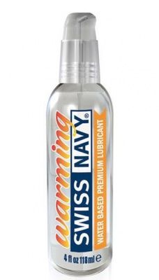 Разогревающий лубрикант на водной основе Swiss Navy Warming Lube - 118 мл. от Swiss navy