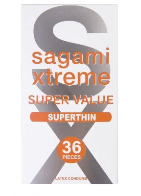 Ультратонкие презервативы Sagami Xtreme Superthin - 36 шт. от Sagami