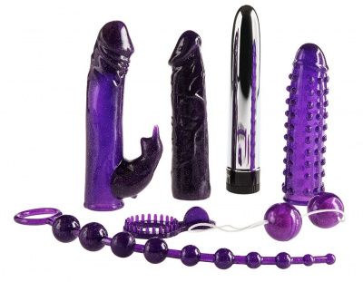 Набор фиолетовых стимуляторов Imperial Rabbit Kit  от Toy Joy