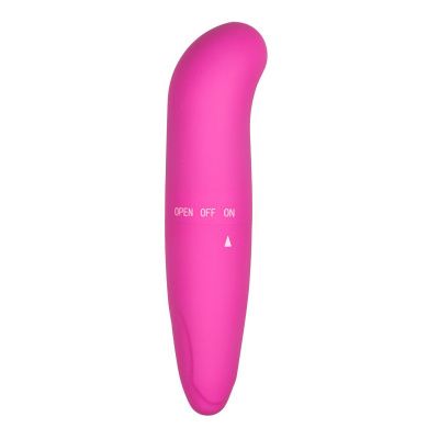 Розовый мини-вибратор для G-стимуляции Easytoys Mini G-Spot Vibrator - 12 см. от EDC Wholesale