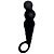 Чёрный анальный стимулятор ASSY THE MAGGOT SILICONE - 14,5 см. от Toyz4lovers