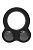 Черное эрекционное кольцо с утяжелителями Cockring Dual Weight от Dream Toys