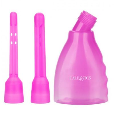 Лиловый набор для спринцевания Ultimate Douche с 2 насадками от California Exotic Novelties