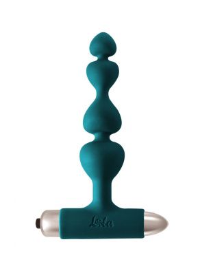 Зеленая анальная вибропробка-елочка Edition Excellence - 15 см. от Lola toys