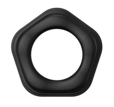 Черное эрекционное кольцо №05 Cock Ring от Erozon