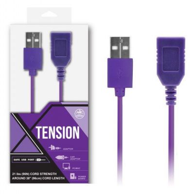 Фиолетовый удлинитель USB-провода - 100 см. от NMC