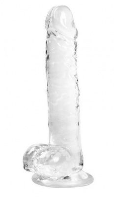 Прозрачный фаллоимитатор Rocket - 19 см. от Lola toys