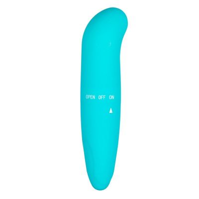 Голубой мини-вибратор для G-стимуляции Easytoys Mini G-Spot Vibrator - 12 см. от EDC