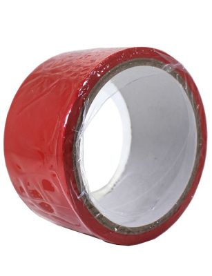 Красный скотч для связывания Bondage Tape - 15 м. от Eroticon