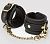 Черные наручники Bound to You Faux Leather Wrist Cuffs от Fifty Shades of Grey