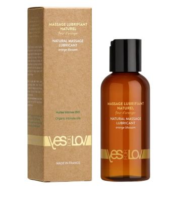 Натуральная массажная смазка Natural Lubricant Orange Blossom - 100 мл. от YESforLOV