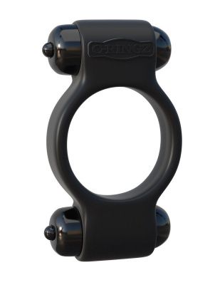 Эрекционное с двумя виброэлементами кольцо Magic Touch Couples Ring от Pipedream